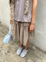 Breeze Frill Midi Skirt (2color)