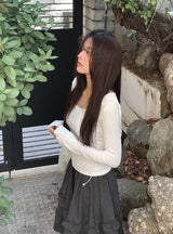 26SS★ [MADE] Somit Button Sleeveless Hood Bolero Set