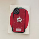 [Epoxy] mini stitch(red) bumper case