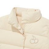 CHERRY BASIC DOWN JUMPER [CREAM]