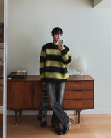 Ellic Brush Striped Knit
