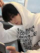 cosyharu trimming hood t-shirt