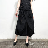 VOLUME POCKET STRUCTURED SKIRT