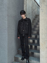 Brook Suede Trucker Jacket