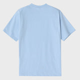 グリーンクラシックビッグロゴクルーネックスカイブルーショートスリーブTシャツ [Unisex]