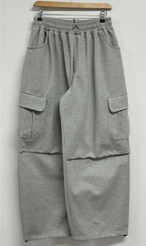 HARDY EVEN TWO PINTUCK BALLOON CARGO LONG PANTS🩶🖤2COLOR