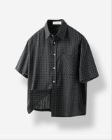 Myth Cropped Check Shirt