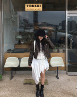 アンバランスフラワースカート