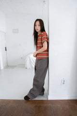 fall button pocket wide pants(2colors)
