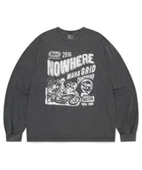 ダストモトクロスピグメントロングスリーブTシャツ