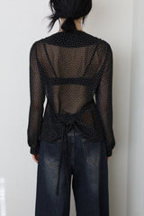 Rosalyn Flower Chiffon Blouse
