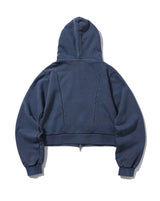 OG ピグメント 97/98 クロップフードジップアップ ディープブルー