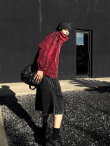 Lightweight High-Neck Side Track Wind Jacket