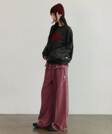 Pigment Frill Skirt Pants Red