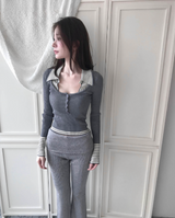 preti collar button u-neck nt