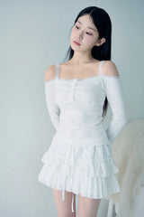 Swan lace top (Ivory)