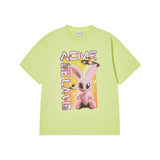 25SS リアルエイリアンファジーラビットショートスリーブTシャツ ライム