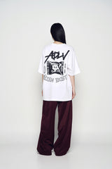 25SS ADLV エイリアン半袖Tシャツ ホワイト