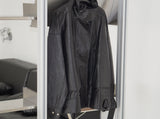 Free Shine Loose Fit Leather Rider Jacket