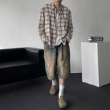 MG733,734 Rust Washing Bermuda Pants (2 colors)