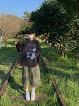 コンバーチブルワイドコットンパンツ (5 Colors)