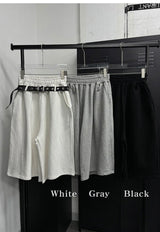 [Unisex] ベルテッドスウェットバミューダパンツ(3color)
