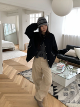 Urban cotton blouson jacket(2color)