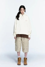 26FW★ Hanging Cats Embroidered Hoodie