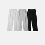 Cotton High-Waisted Banded Pants 3COLOR