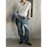 [F/W] Golgi button henry neck long sleeves (4color)