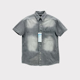 Ever snap muscle-fit denim shirt