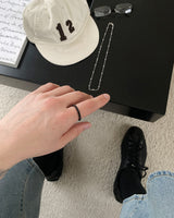No.1707 twist black RING