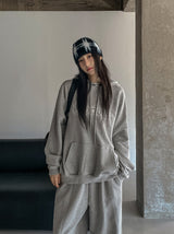 Knits incision wide jogger pants