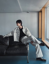 Void Dirty Washed Flare Denim Pants