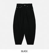 Clear Balloon Wide Cotton Pants
