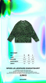SP25 LS LEOPARD SWEATSHIRT (GREEN)