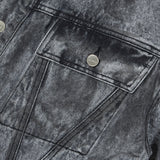 [24SS LSD COLLECTION] Dirty Washed Cotton Jacket_Dusty Black