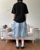 インディバミューダカーゴデニムパンツ