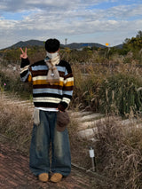 Mas Multi-Stripe Knit