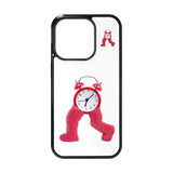Clock Clock Glass bumper Case