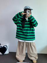 💚5000ソルド🥳❤‍🔥ナイロンバージョン🥳❤‍🔥 ツーピンタックバルーンコットンパンツ💚🖤🩶🤎5COLOR