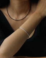 [Silver 925] Basic Oval Bangle (Bold)