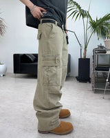 リーヴ ウォッシュド ジッパー カーゴパンツ