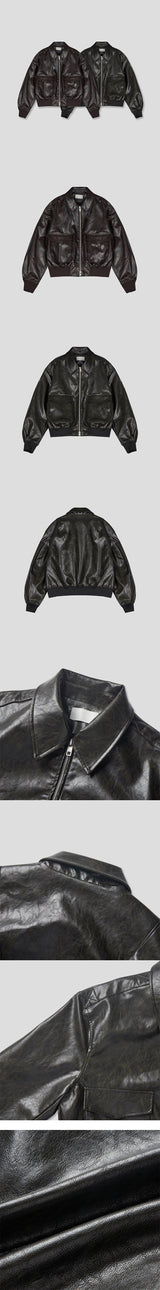 [F/W] A-2 レザージャケット(2color)