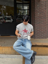 ミッドスターロゴ半袖Tシャツ