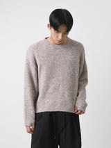 ウールボカシウォーマークロップニット 2color
