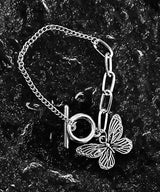 Butterfly Toggle Bar Bracelet