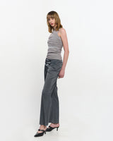 Layered Sleeveless _ GREY