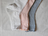 [3PCS 1SET] セレナペタルレースソックス