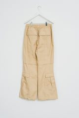  Lena Multi Cargo Flare Pants (2color)